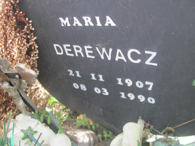 Maria Derewacz  1907 Kluczbork - Grobonet - Wyszukiwarka osób pochowanych