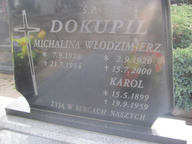 Karol Dokupil 1899 Kluczbork - Grobonet - Wyszukiwarka osób pochowanych