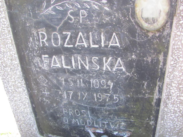 Rozalia Falińska  1894 Kluczbork - Grobonet - Wyszukiwarka osób pochowanych